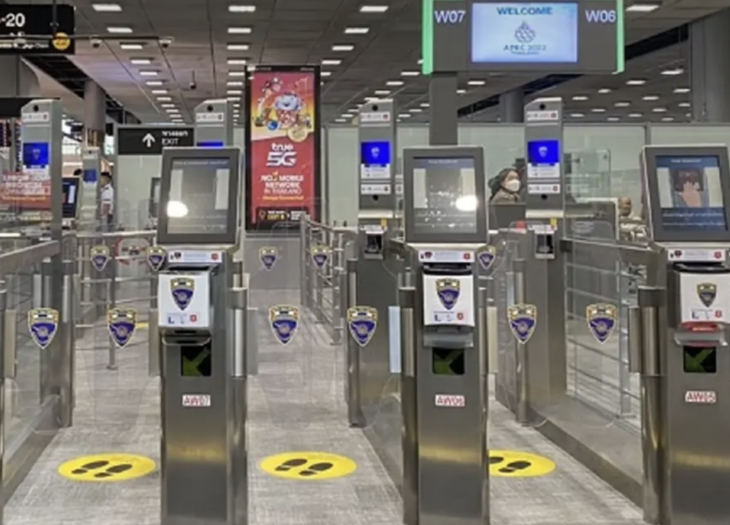 Suvarnabhumi Airport Bangkok Thailand upgrades automated passport gates ahead of peak tourist season