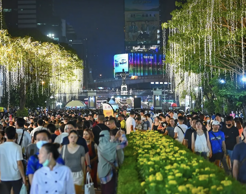 Bangkok events 2026 featuring Lumpini Park celebrations, markets, music, and cultural festivals across the city