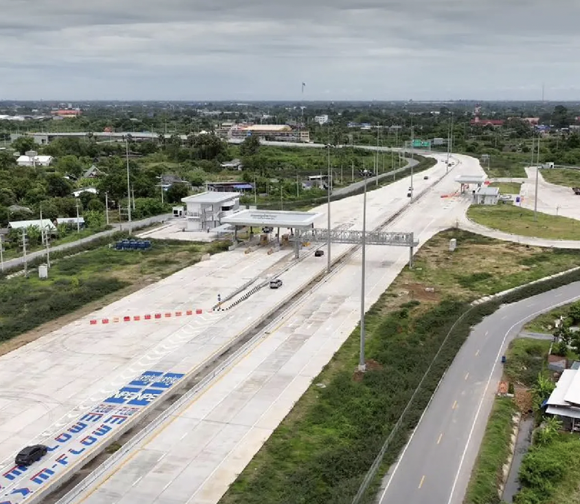 Nakhon Pathom–Cha-am Motorway Construction Thailand 2025